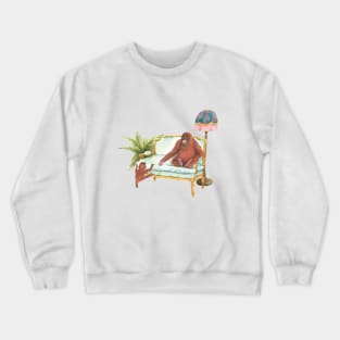 Vintage Orangutan & Baby Crewneck Sweatshirt